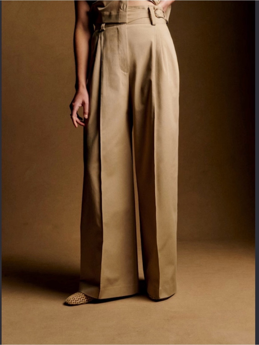 Sezane Aldo Trousers Clay - Size 2 US/ 34 EUR